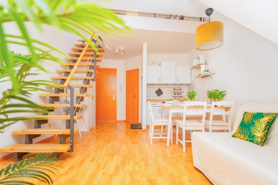 Kitchen or kitchenette, Living room, Dining area