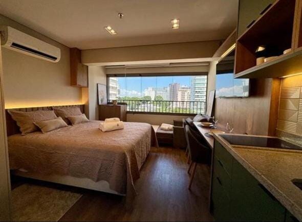 Studio Novo - Metro 3 min a pe - Expo Center Transamerica - VIBRA- Beyound Club - Club surf ondas realistas - Autodromo perto - SUHAI Music - Centro Empresarial Apartment in Sao Paulo City