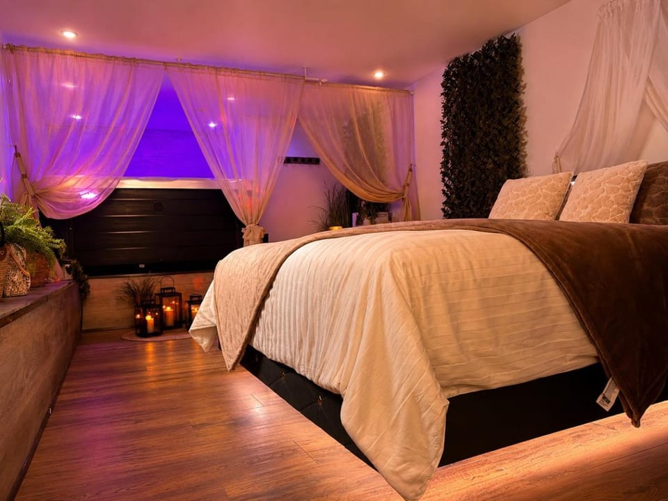 Bed, Spa and wellness centre/facilities, Bedroom