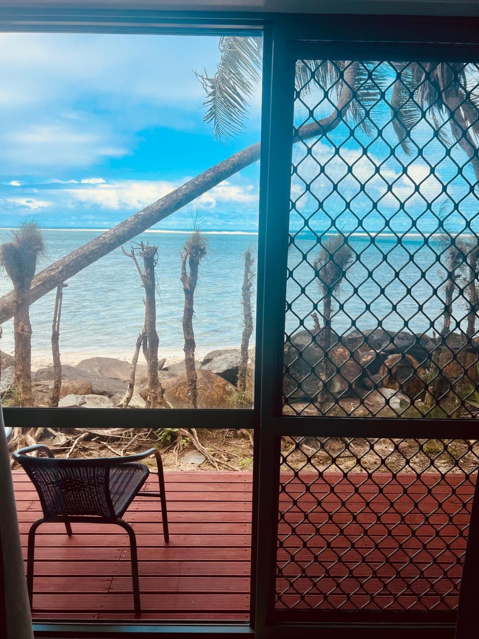 View (from property/room), Balcony/Terrace, Beach