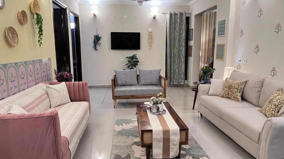 Boho chic 4BHK- Ideal for Groups Apartment in Gurugram