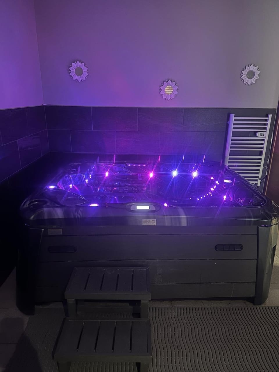 Zen spa,Jacuzzi, sauna, bedroom, kitchen Apartment in Montluçon