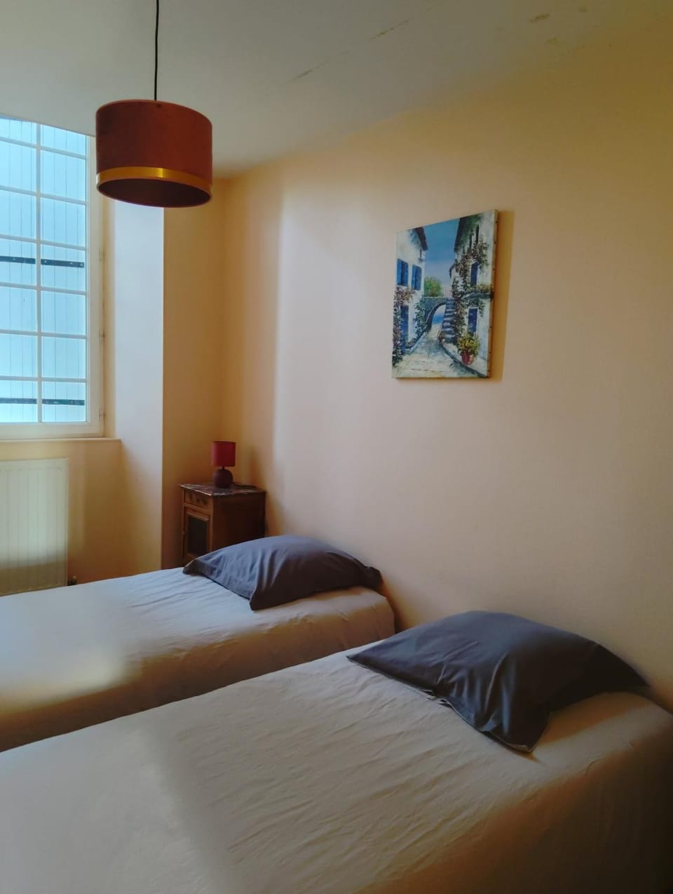 Property building, Living room, Bedroom