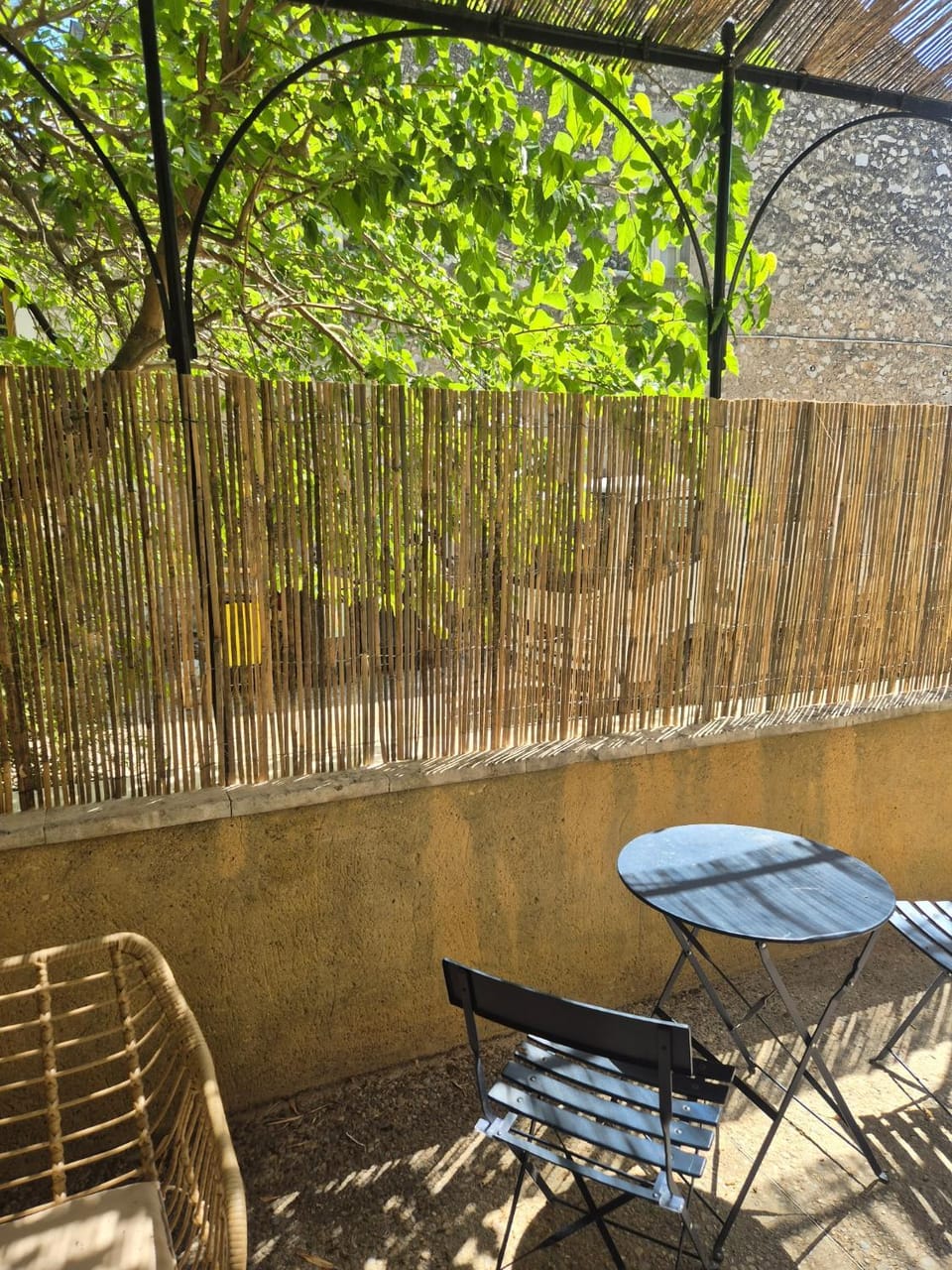 Property building, Patio