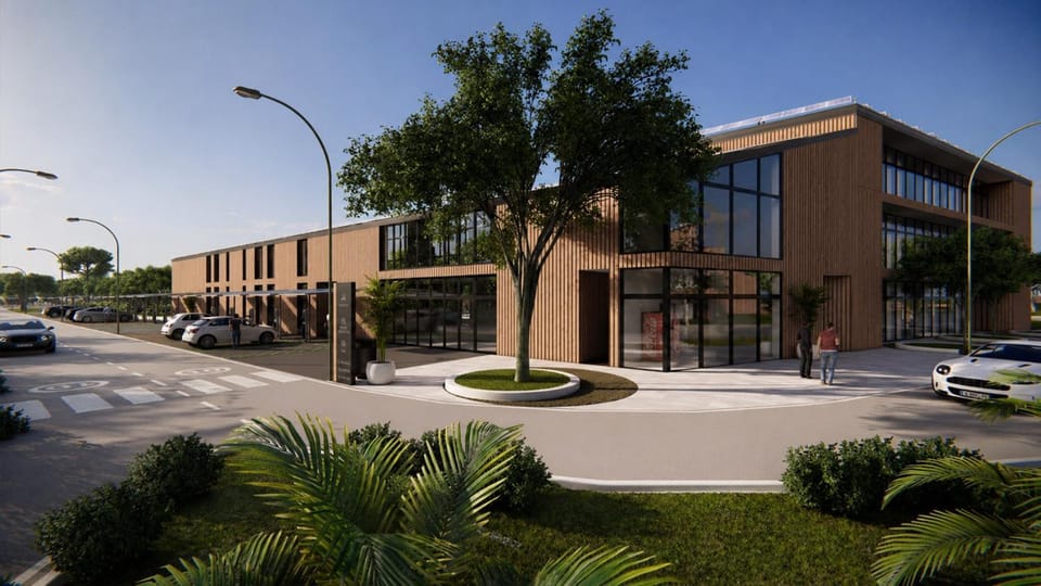 Property building, Lobby or reception, Parking