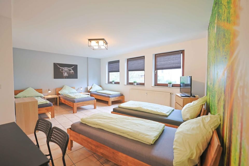 Bed, TV and multimedia, Living room, Bedroom