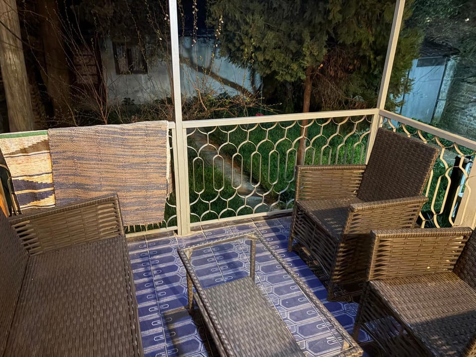 Night, Balcony/Terrace, Seating area