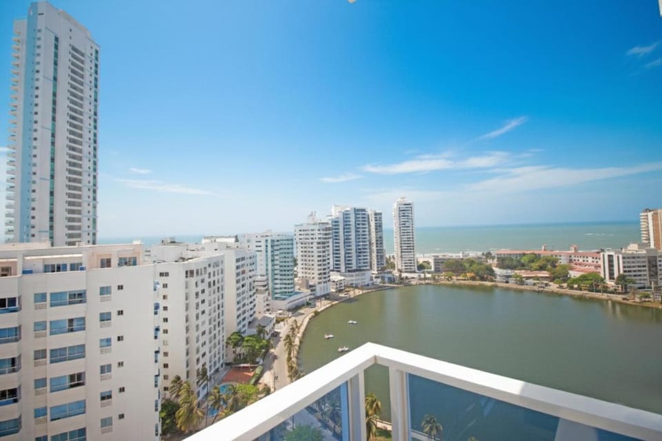 Apartamento con vista al mar, cerca a Bocagrande Apartment in Cartagena