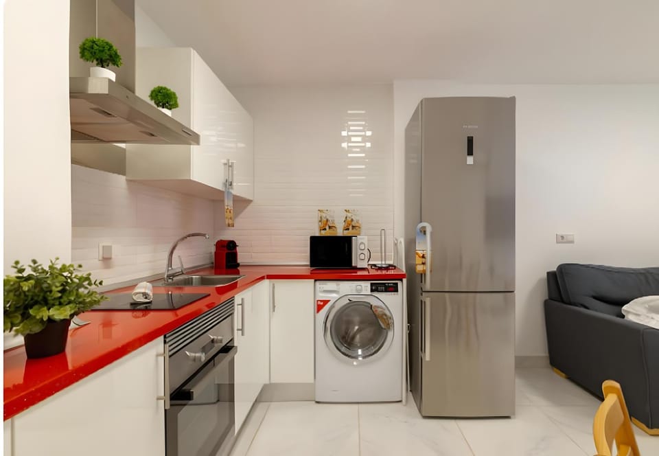 Kitchen or kitchenette, Living room