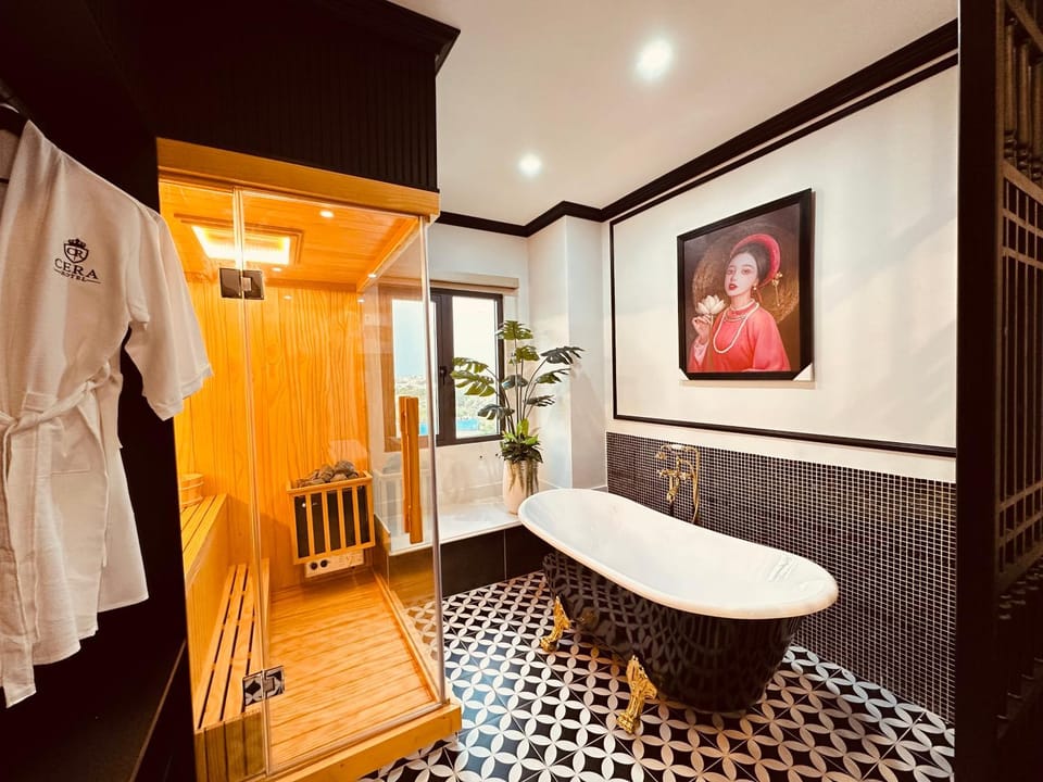 Sauna, Bathroom, towels