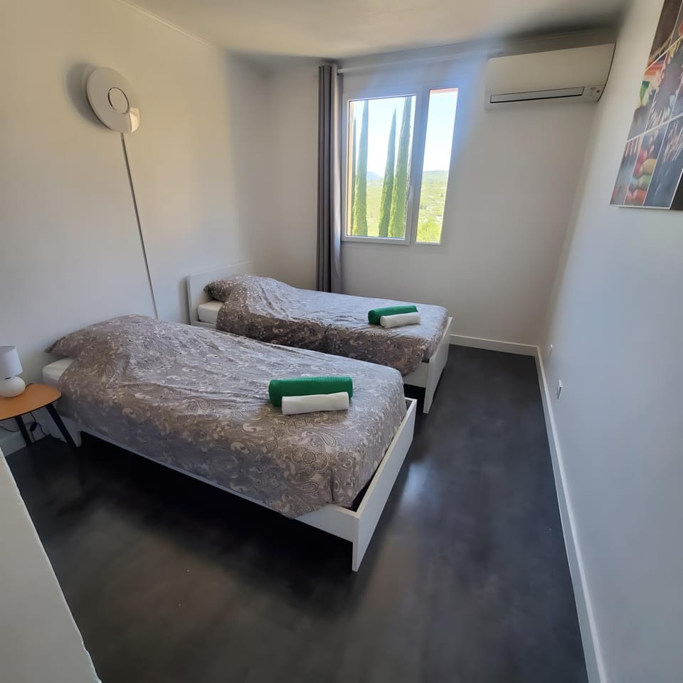 Property building, Living room, Bedroom