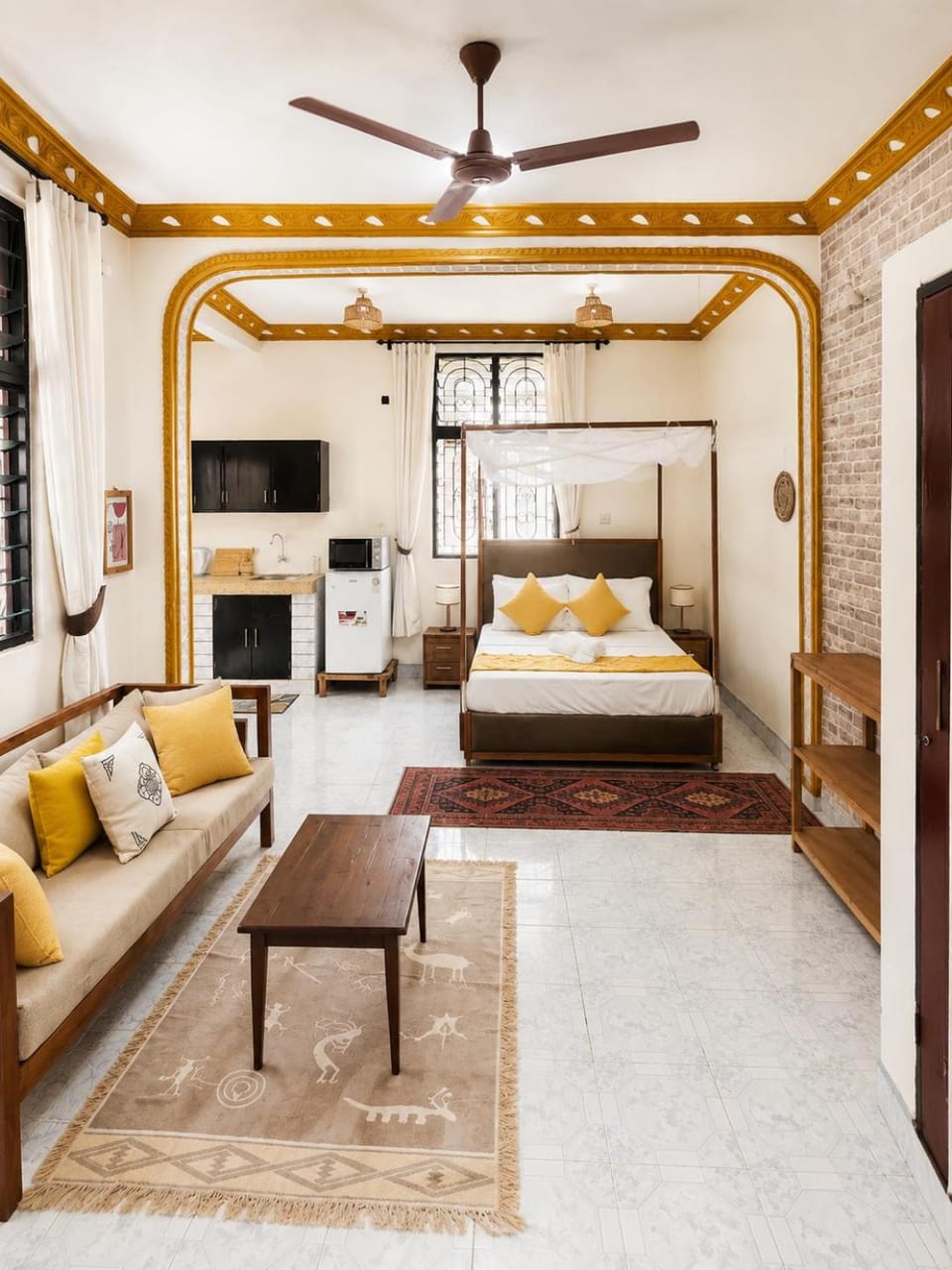 Living room, Bedroom