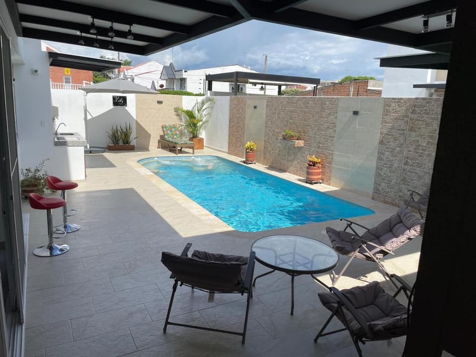 Patio, Day, Pool view, Swimming pool
