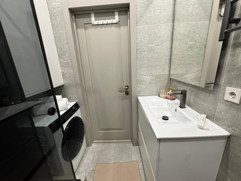 Shower, washing machine, dryer