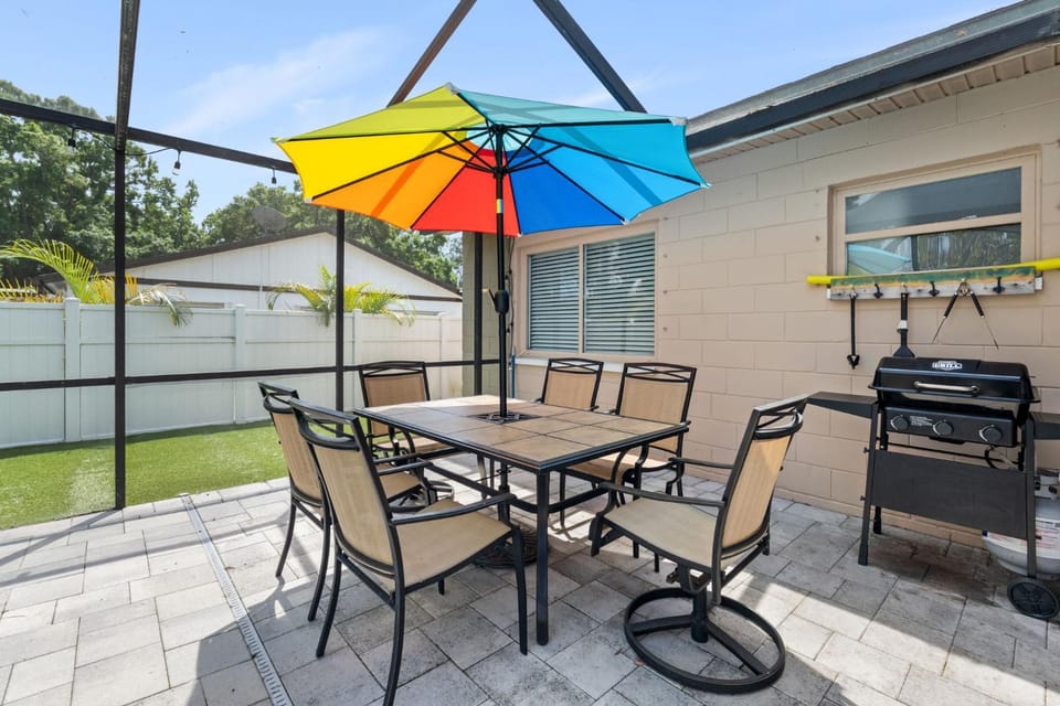 Patio, BBQ facilities