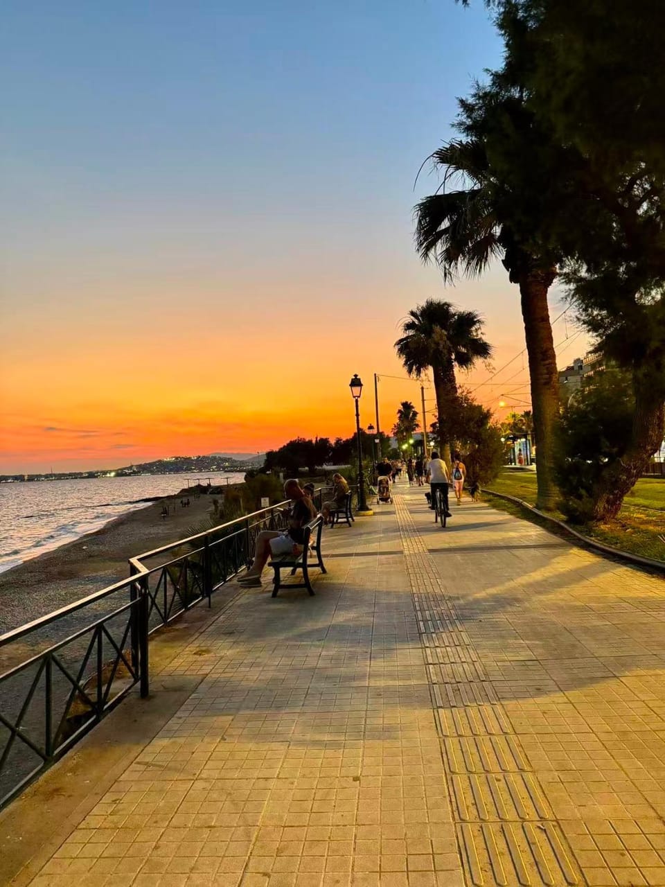 Azure Breeze Seafront 2BR 2 Bathrooms Steps to Beach Apartment in South Athens