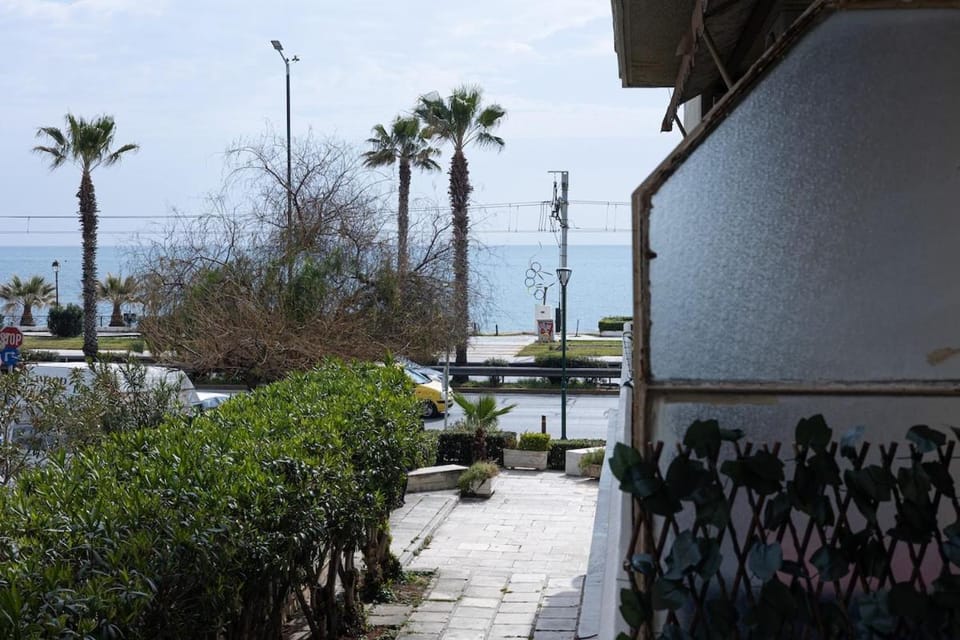 Azure Breeze Seafront 2BR 2 Bathrooms Steps to Beach Apartment in South Athens