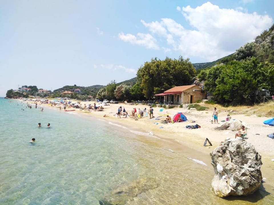 Beach, Mountain view, Sea view, sunbed