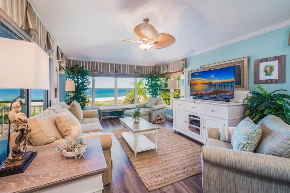 Palm Gables 112 - Gulf Front Condo, Pool, Beach Access by Anna Maria Life Vacation Rentals House in Holmes Beach