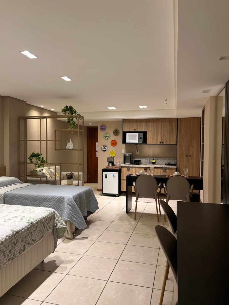 Dining area, Bedroom, minibar