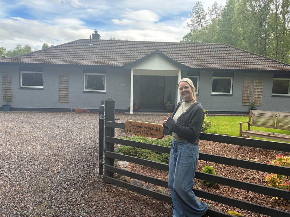 Property building, People, Garden