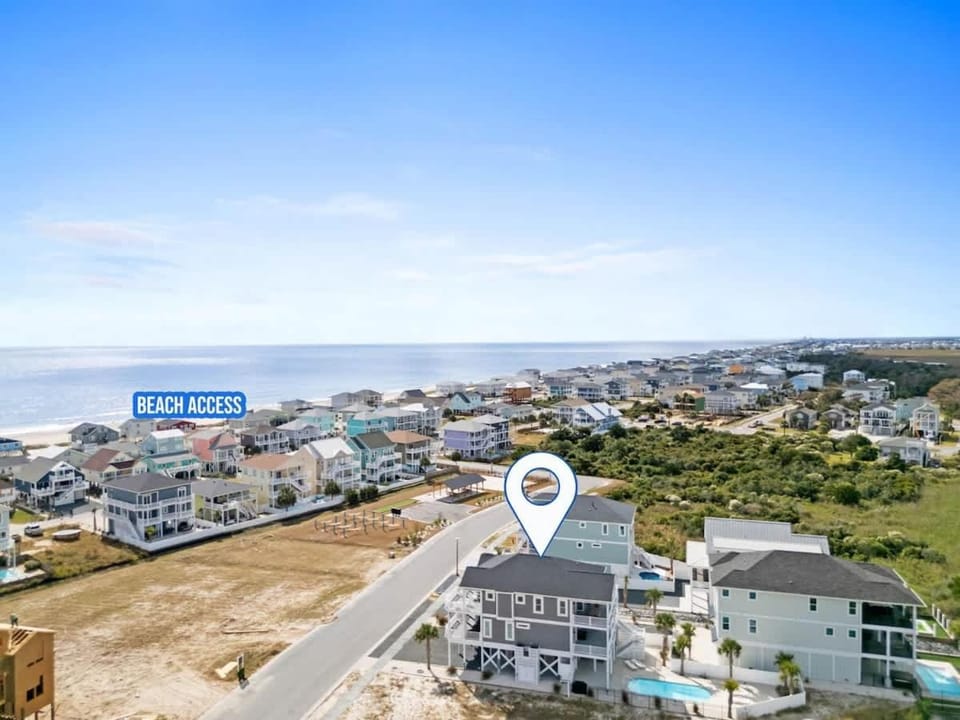 All The Ocean Views at this 5 bed 5 beach getaway House in Ocean Isle Beach