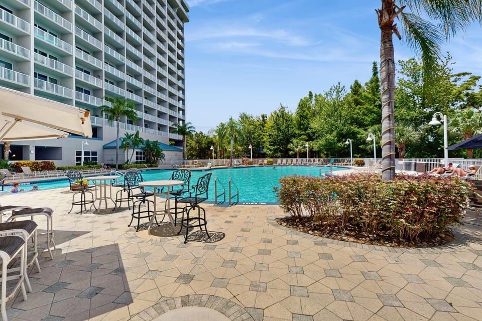 Property building, Day, Pool view, sunbed
