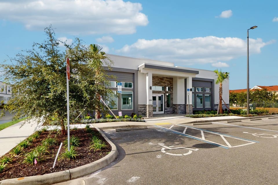 Property building, Day, Parking