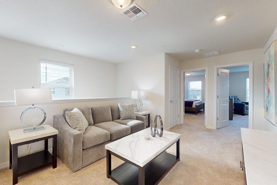 Bed, Living room, Seating area, Bedroom