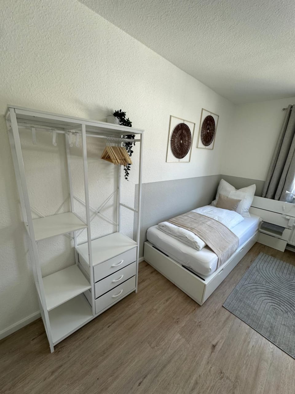 Bed, Photo of the whole room, Bedroom, wardrobe
