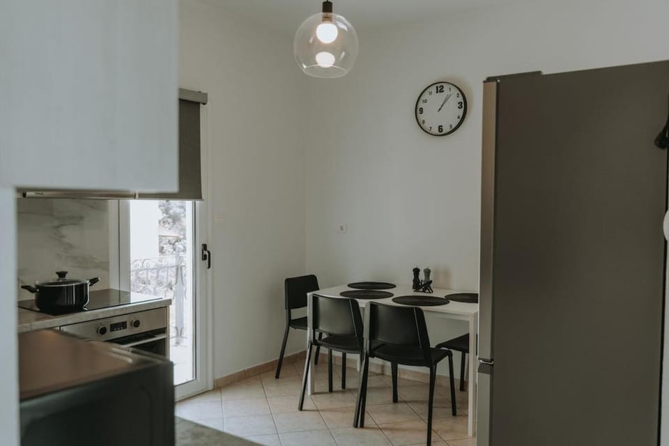 Teal Seafront Home Apartment in Peloponnese, Western Greece and the Ionian