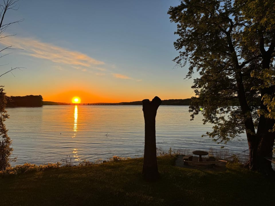 Natural landscape, River view, Sunrise