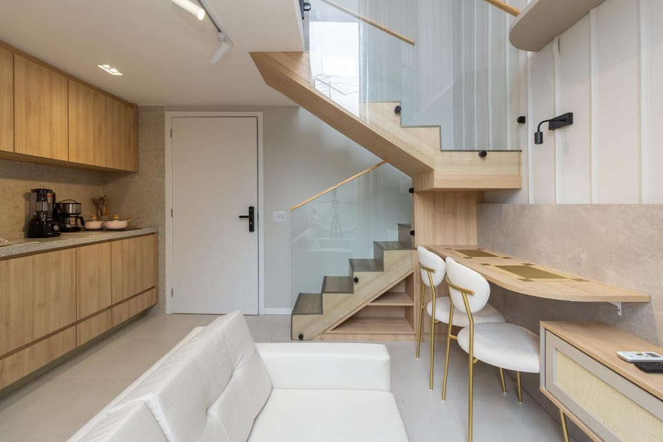 Kitchen or kitchenette, Living room, Dining area