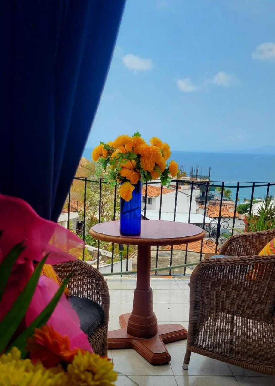 Frida Inspired Oceanview Old Town, Centro Vallarta Heritage House Apartment in Puerto Vallarta