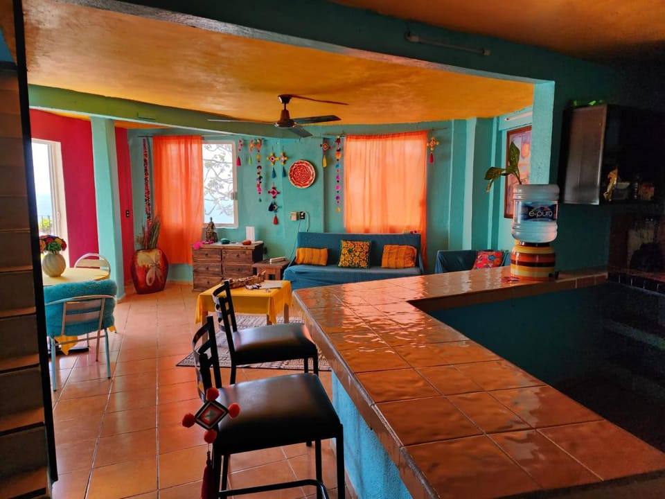 Balcony/Terrace, Kitchen or kitchenette, Living room, Seating area, Dining area, Sea view, Family