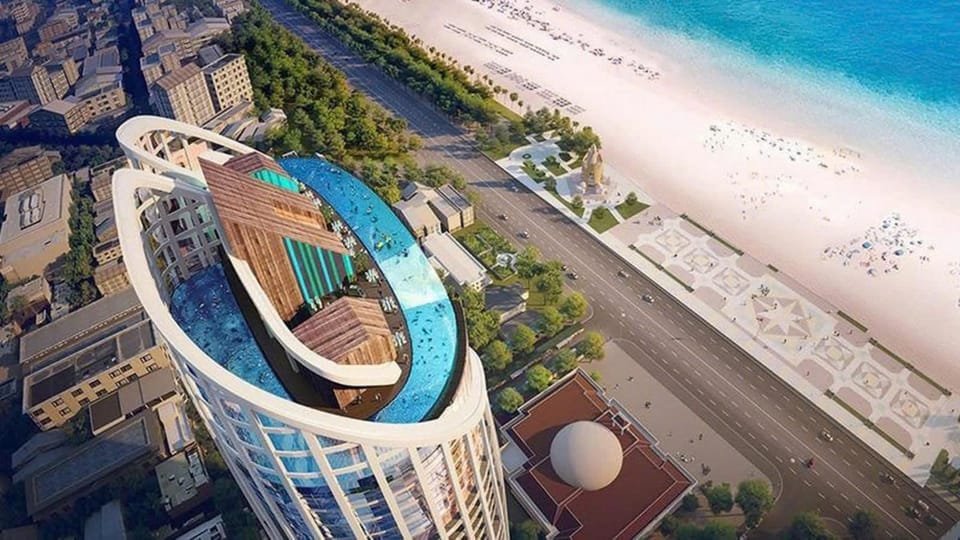 Day, Neighbourhood, Natural landscape, Bird's eye view, Beach, Sea view, Swimming pool