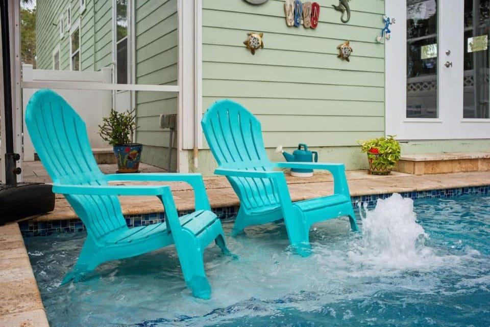 Family Beach House Heated Pool Pirate Room House in Saint Augustine Beach