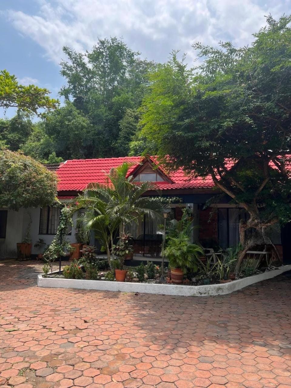 Property building, Garden view