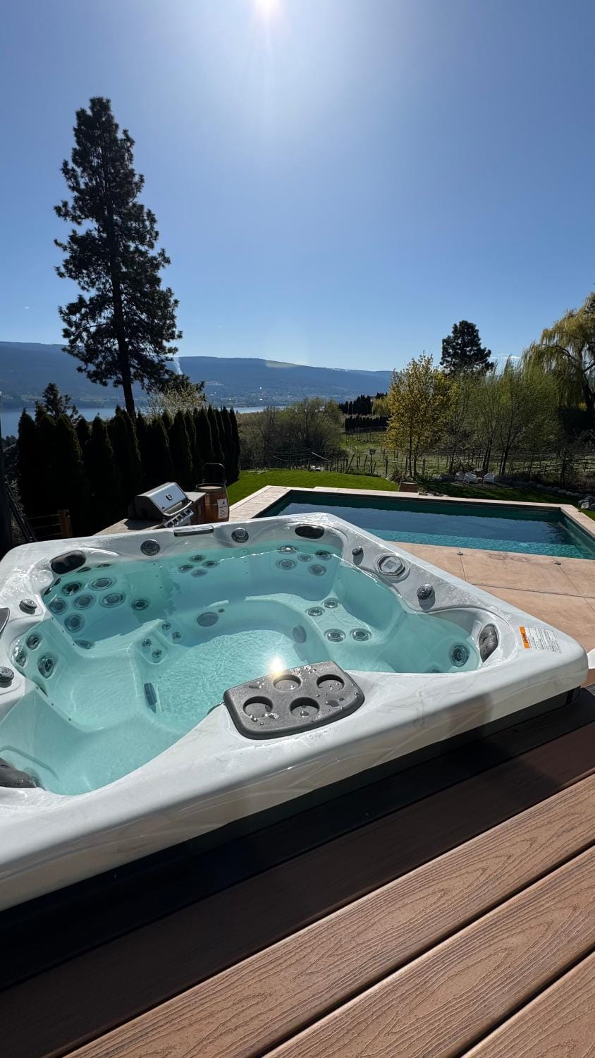 Patio, Hot Tub, View (from property/room), Lake view, Pool view, Swimming pool