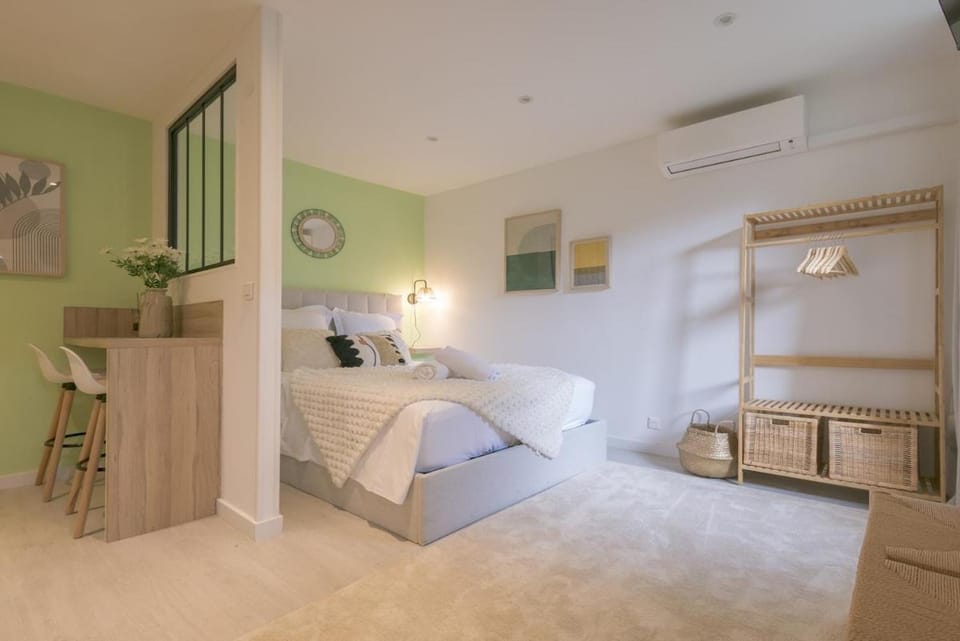Le Nid Vert - air conditioning - ground floor Apartment in Auvergne-Rhône-Alpes