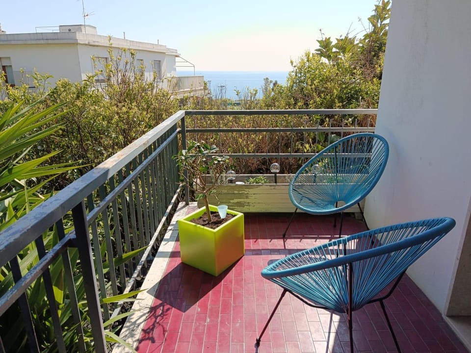 Natural landscape, View (from property/room), Balcony/Terrace, Sea view