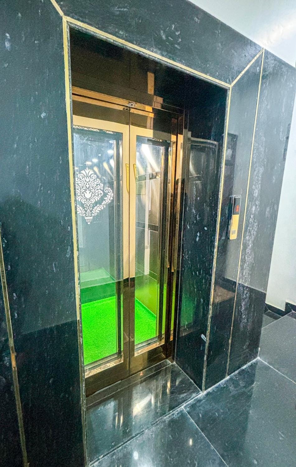 Property building, elevator