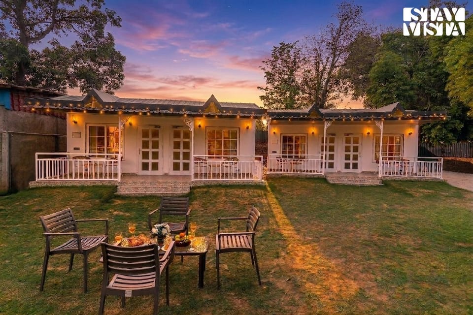 Property building, Garden view