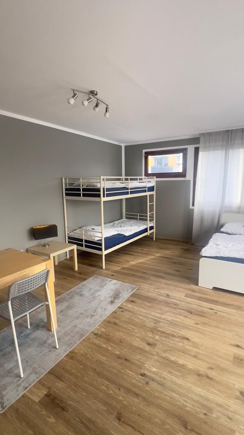 Bed, Photo of the whole room, Bedroom, bunk bed
