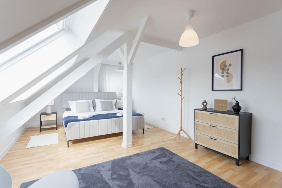 Property building, Living room, Bedroom