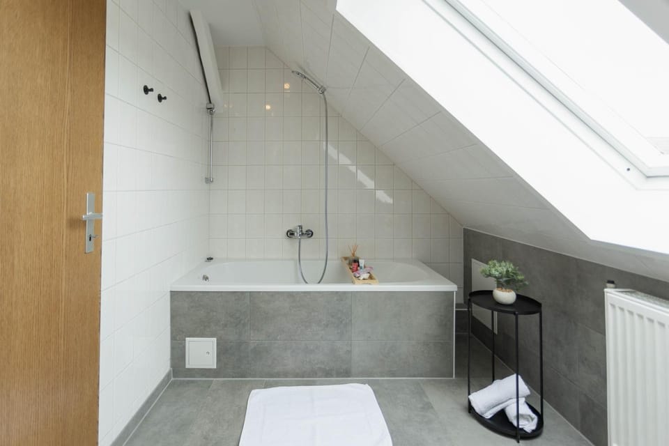 Property building, Bathroom, Living room