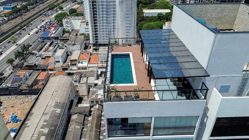 Sky Rooftop com Piscina Apartment in Sao Paulo City