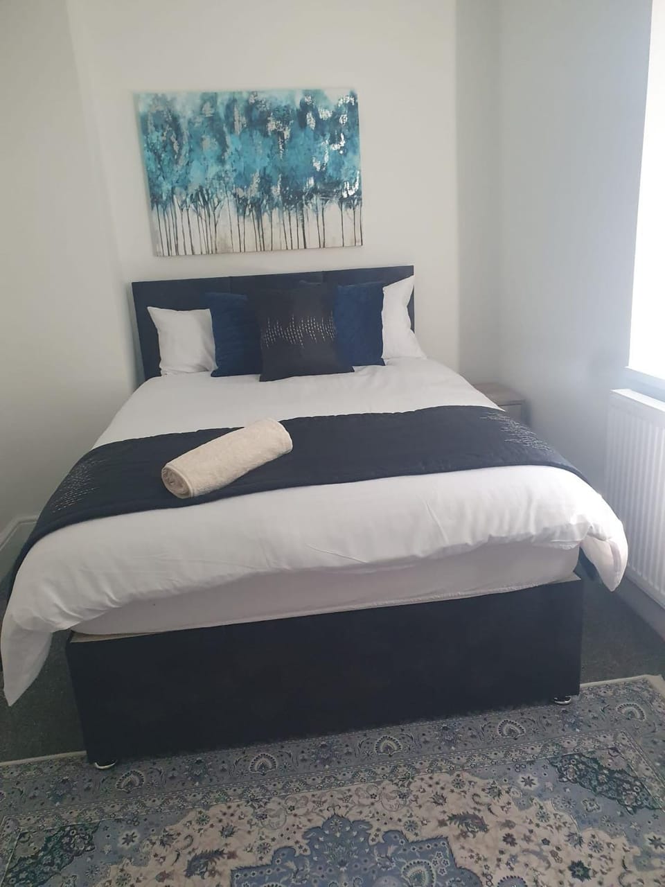 Bed, Decorative detail, Bedroom