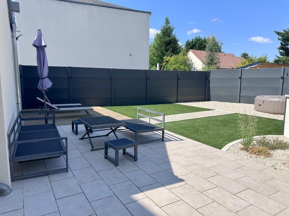 Patio, Garden, Garden view
