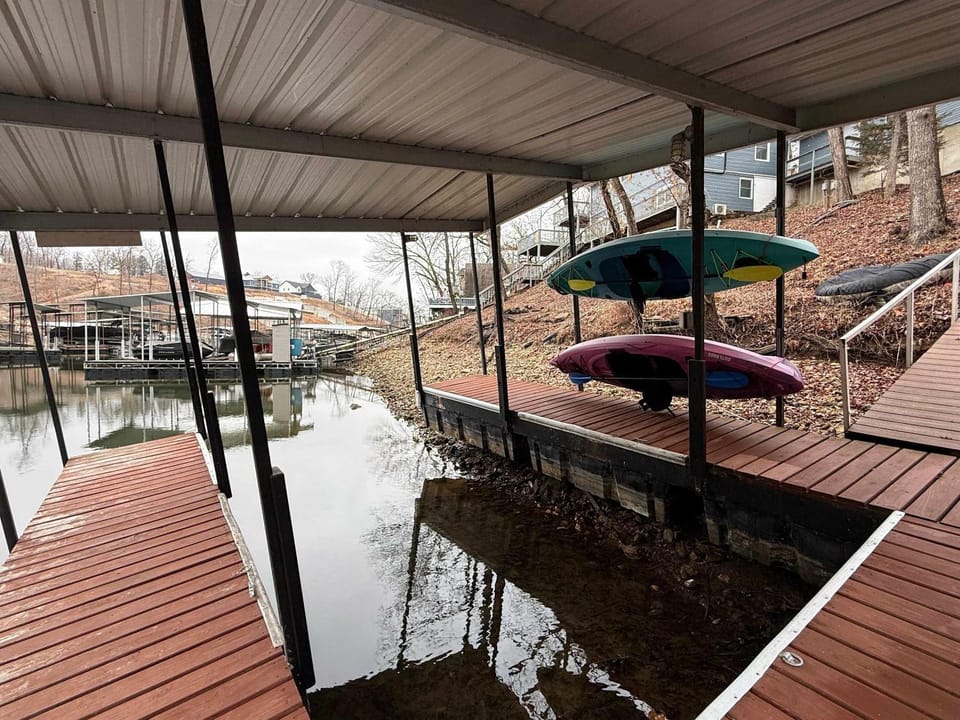 A Frame Escape Lake Access House in Lake of the Ozarks